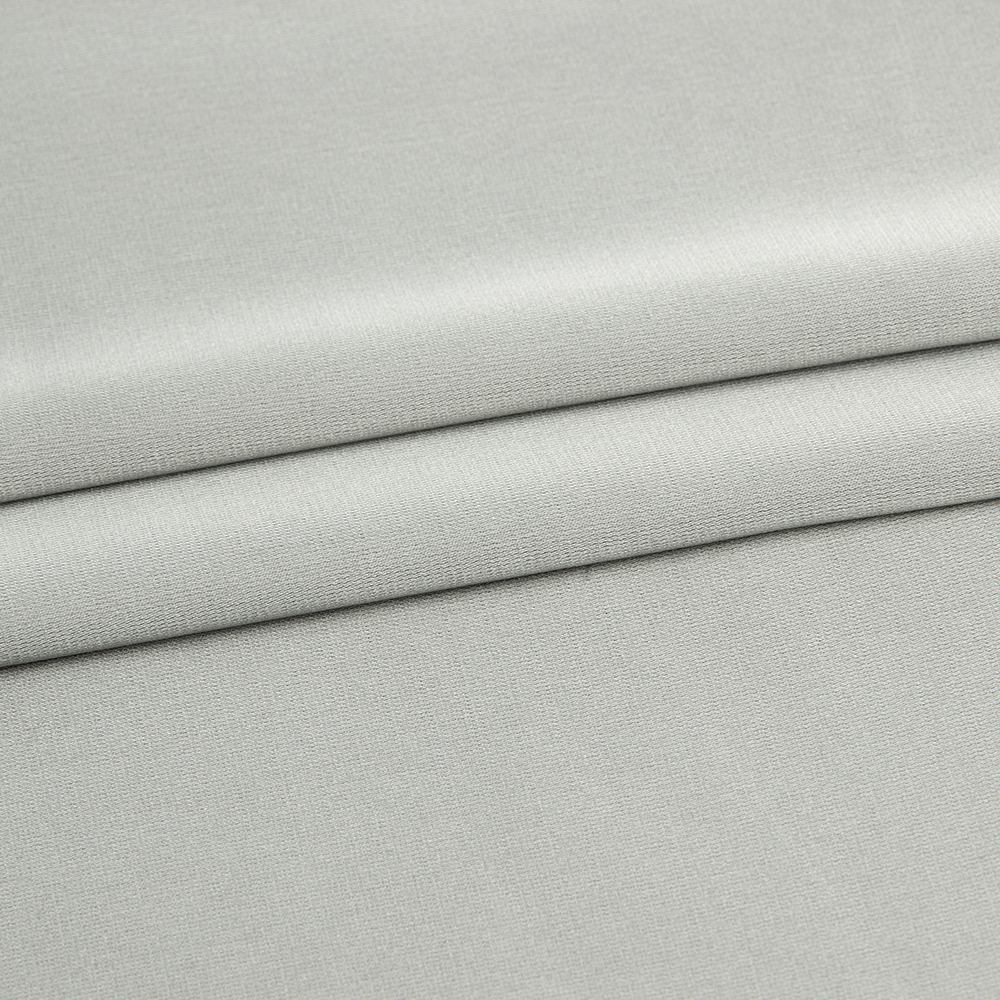 Ткань Армани шелк однотонный KP116.25 теплый серый (85г/кв.м) 150 см/±53м