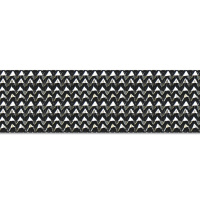 Тесьма эластичная отделочная HT09-86A серебро 8 рядов (25 ярд)