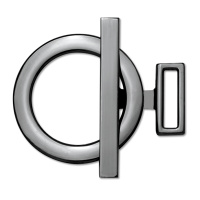 Застежка 4480 темный никель