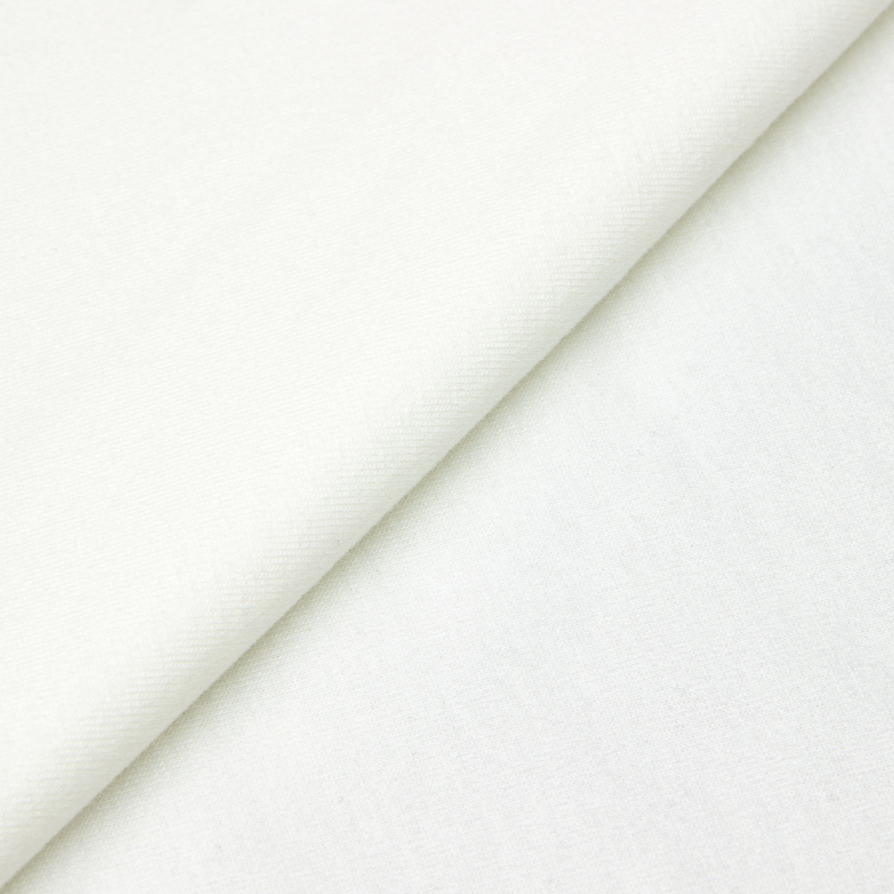 Кулирка велюр компакт 180 г/м2 (92%хлопок, 8%лайкра) ширина 180 см молочный 1кг~3,086 м