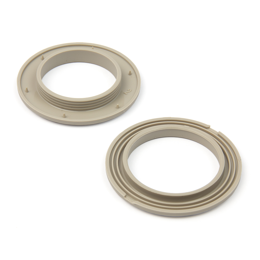 Трехзамковые люверсы для штор 35 мм "СМ" 98 матовый серо-бежевый (100 шт)