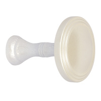 Держатель-розетка для подхват SD-012-8 Mirtex молочный Коллекция "Royyana" L10см/d9см (2 шт)