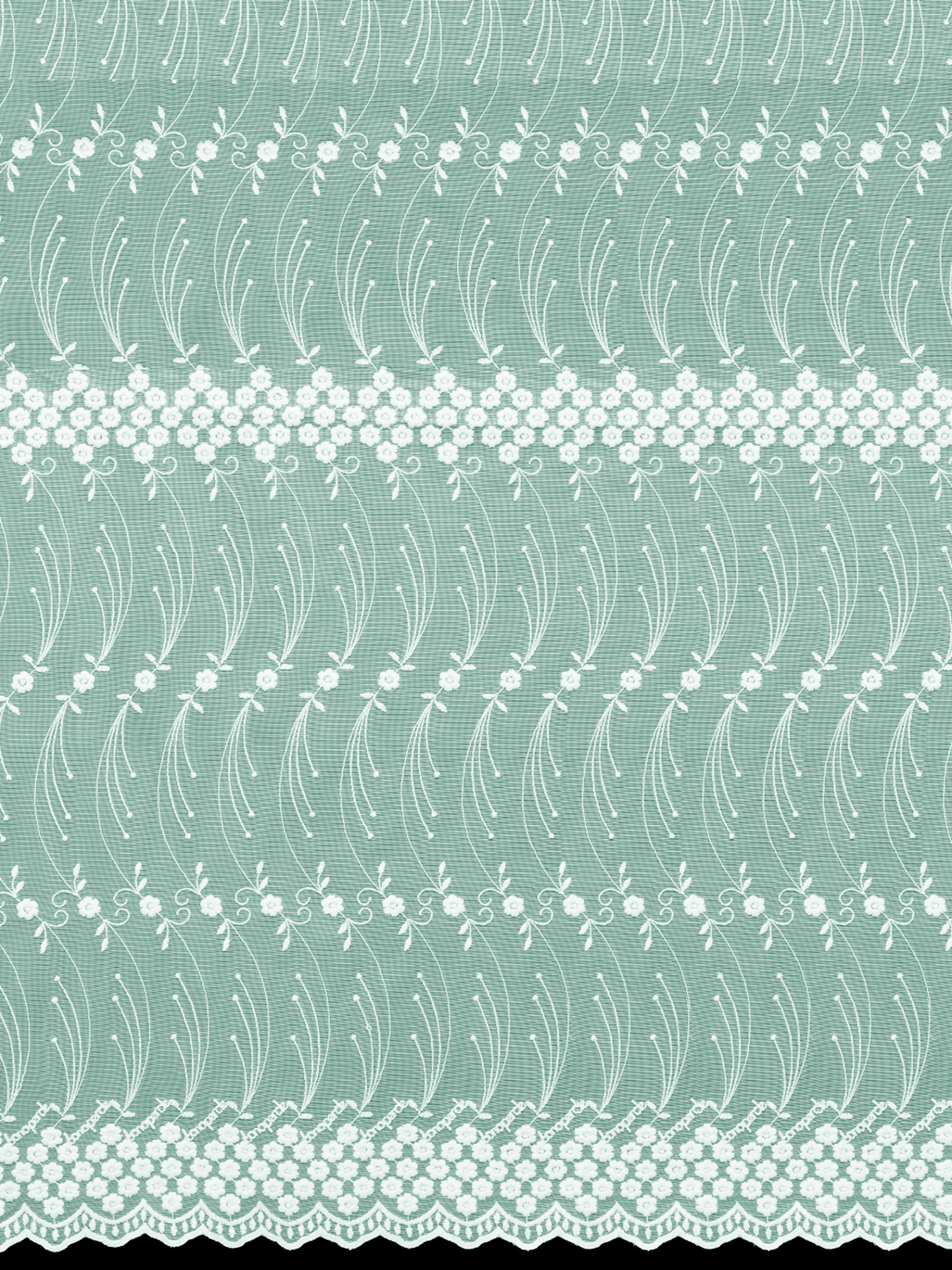 Микросетка с вышивкой высота 290 см (20м±) 8P6463 Pirilti V298