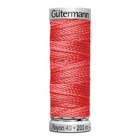 Нитки вышивальные из вискозы Gutermann Rayon №40 200м Цвет 2102