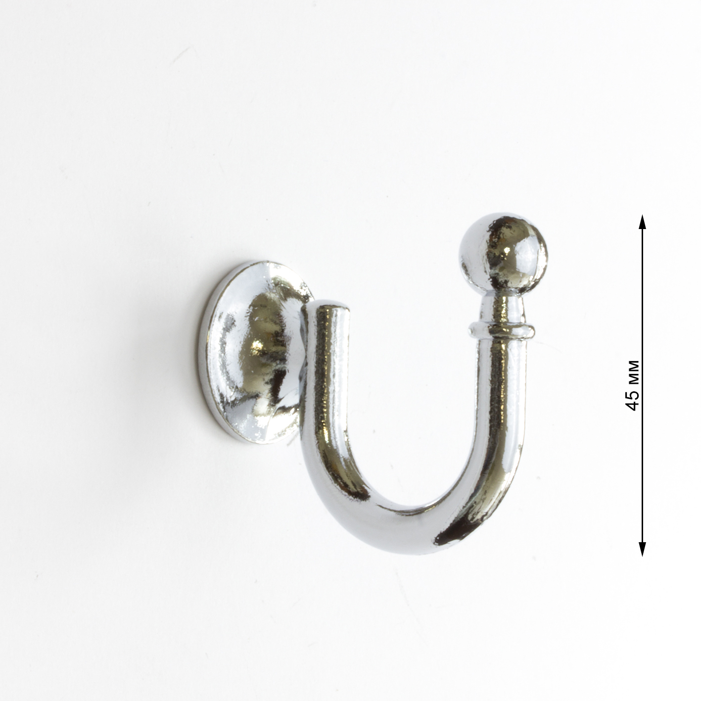 Крючки для подхватов A13-4 Mirtex серебро (2 шт)