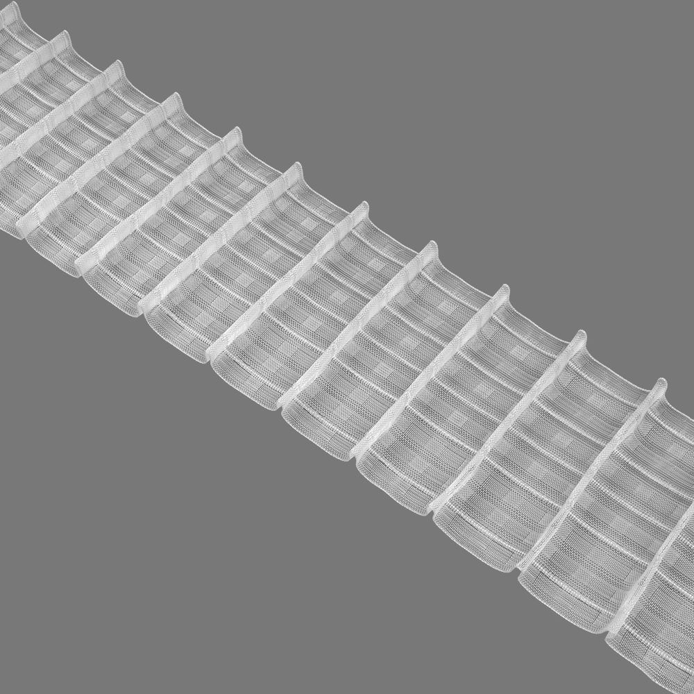 Шторная лента 4457MP/soft (1:1,5) Oz-is Premium прозрачная 11,8 см/50 м (8 карманов, корд-5 лески)