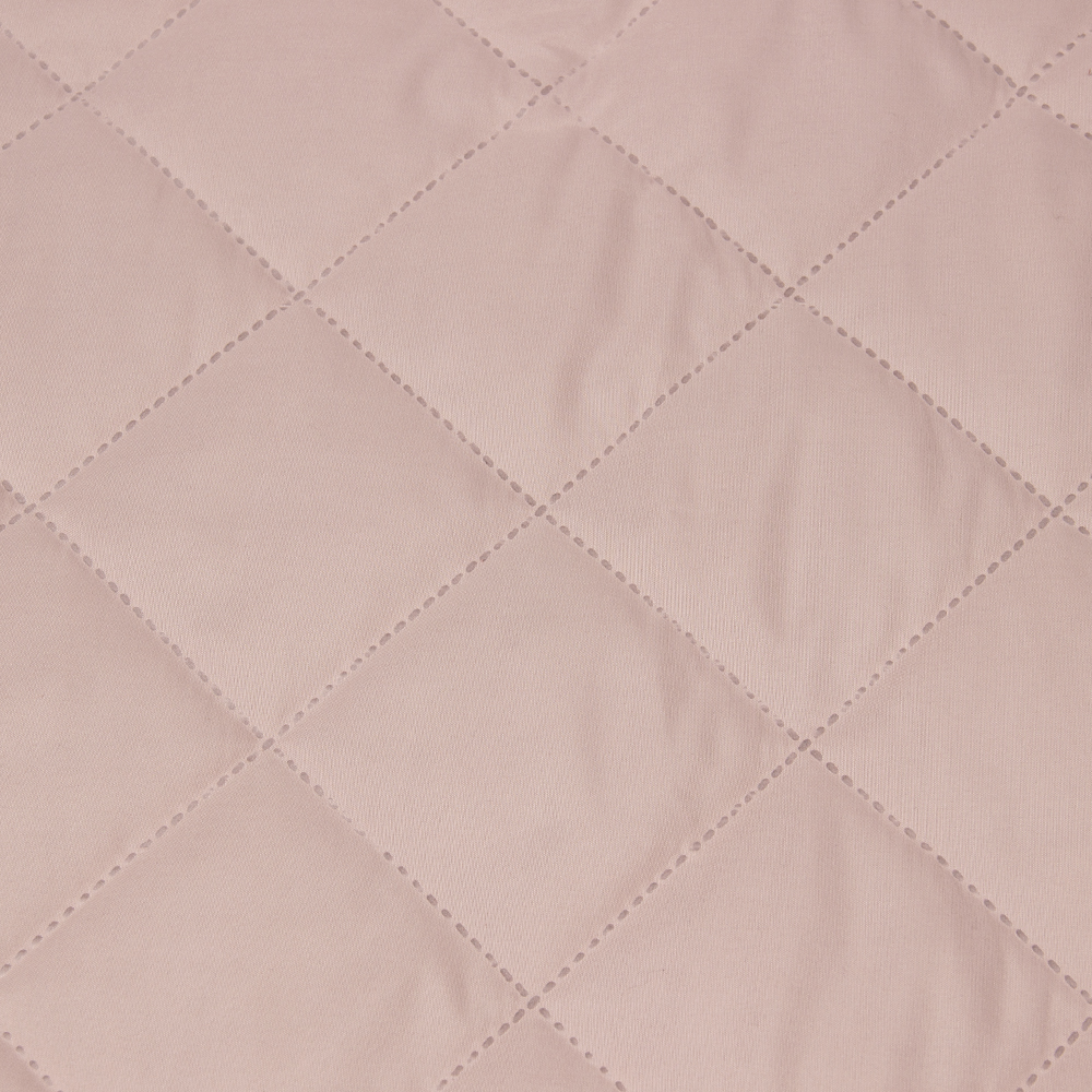 Термостежка из микрофибры MirTex "РОМБ 9х9" (син 100г, тк 85г) 601-св.пудра Peach Whip 220см/±25м