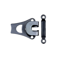 Крючок для брюк и юбок Massag из 2-х частей (20 мм) 40259 (серый) (12 шт)