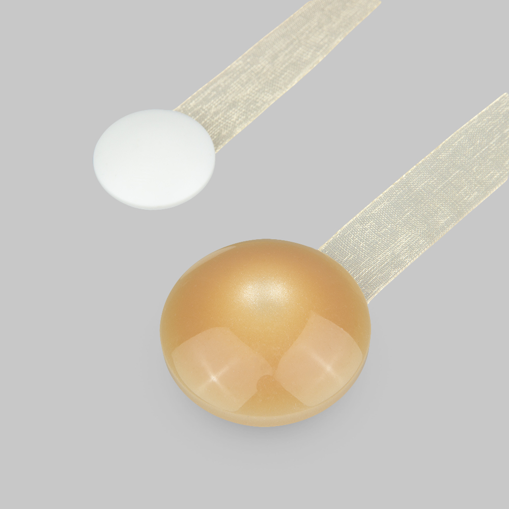 Магнит для штор на ленте 3725 -0 персик "Драже" (d35мм) (уп. 2 шт)