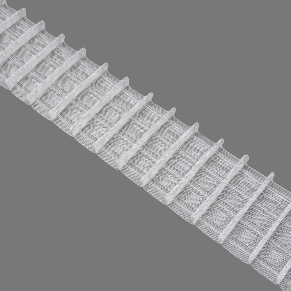 Шторная лента многокаманная 751111Т(1:2) MirTenda Premium прозрачная 7,5см/50м (4 кармана)