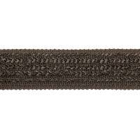 Бордюр для штор "Букле" GP03-78-TAUPE MirTex серо-коричневый (4,5 см/12,5 м)