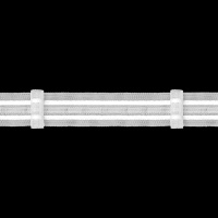 Шторная лента MAGAM F4/Z-150 прозрачная, (К=1:1,5, корд-2 шнура) 2,5 см/50 м