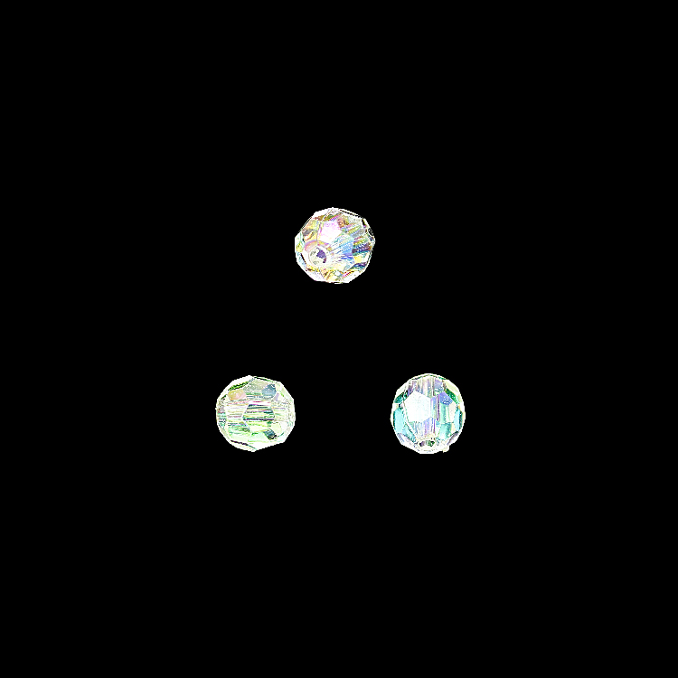 Бусины "Шар граненный" диаметр 10 мм AZ-0095AB перламутровые (500 г~930 шт)