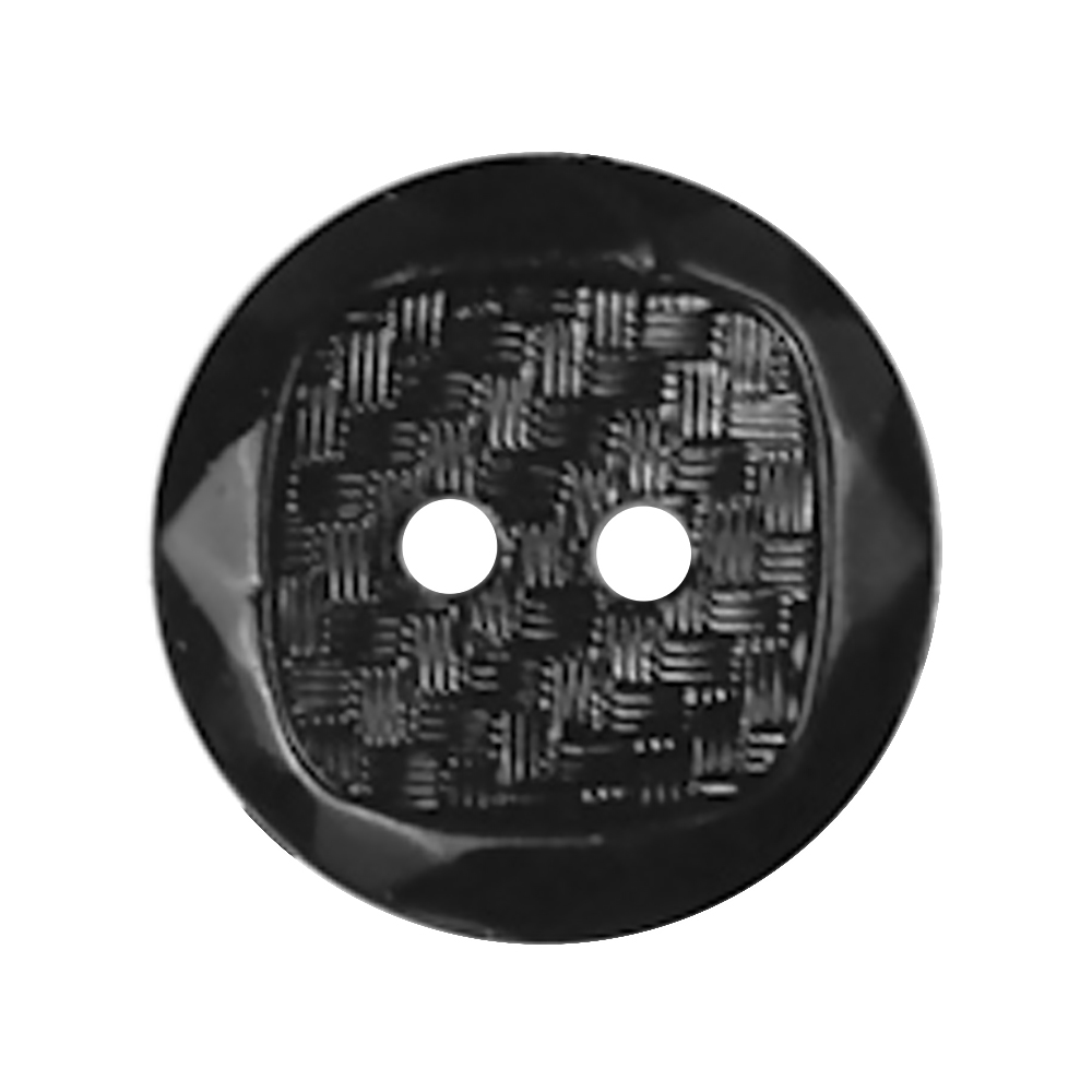 Пуговица пластик 3968-3 28L черный (500 шт)