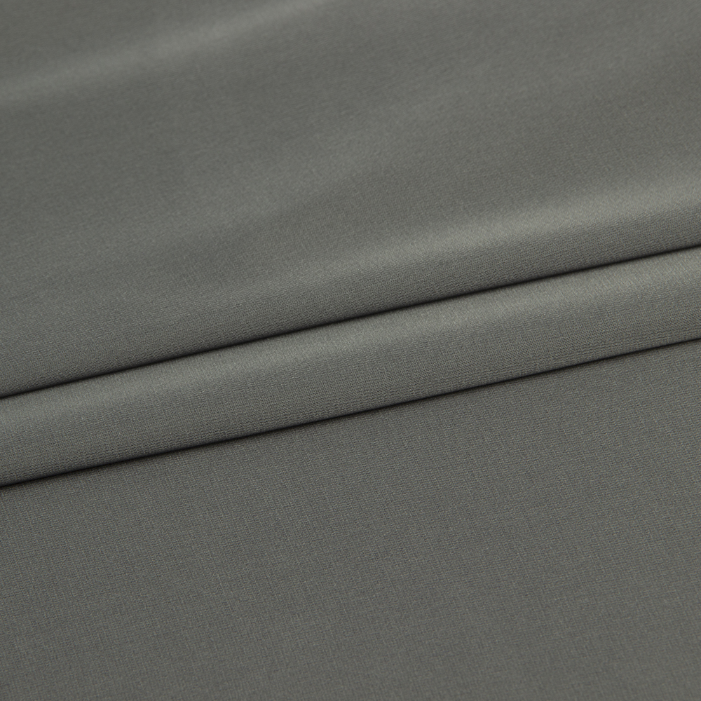 Ткань Армани шелк однотонный KP116.13 мышино-серый (85г/кв.м) 150 см/±53м