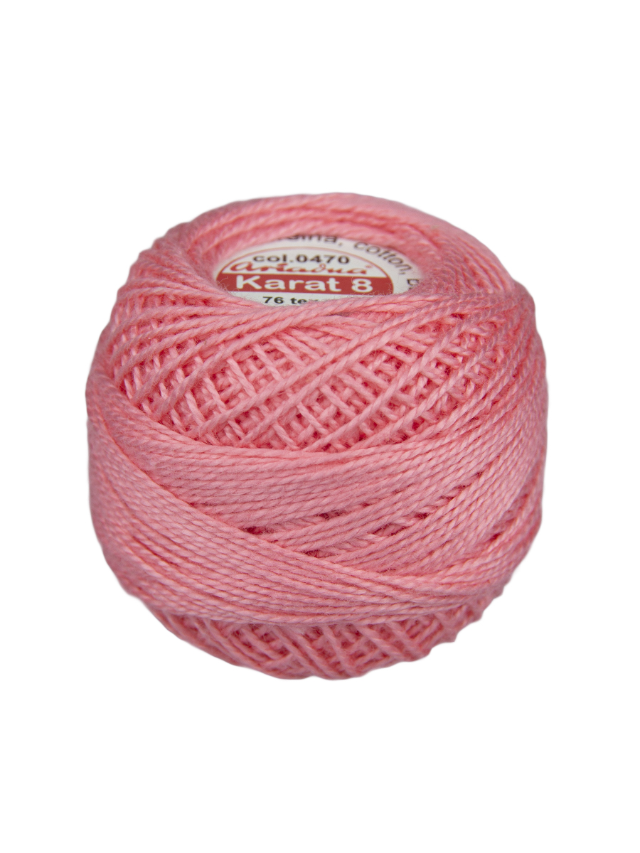 Нитки для вязания Karat 8 10 г/65 м, 76 текс х 2, цвет 0470