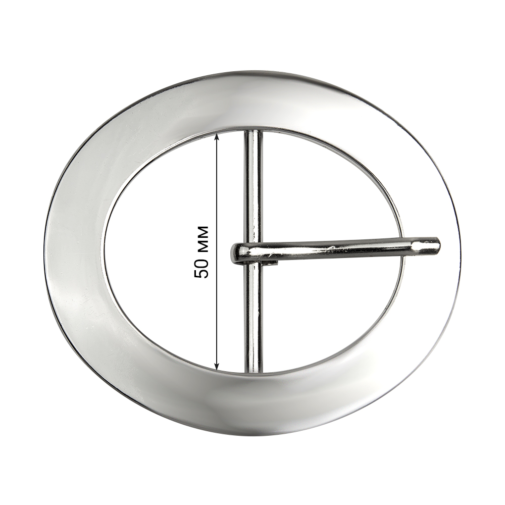 Пряжка пластиковая с язычком 3944-1 никель (20 шт)