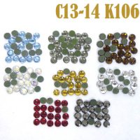 Стразы россыпь клеевые 40# C13-14 Crystal (144 шт.)