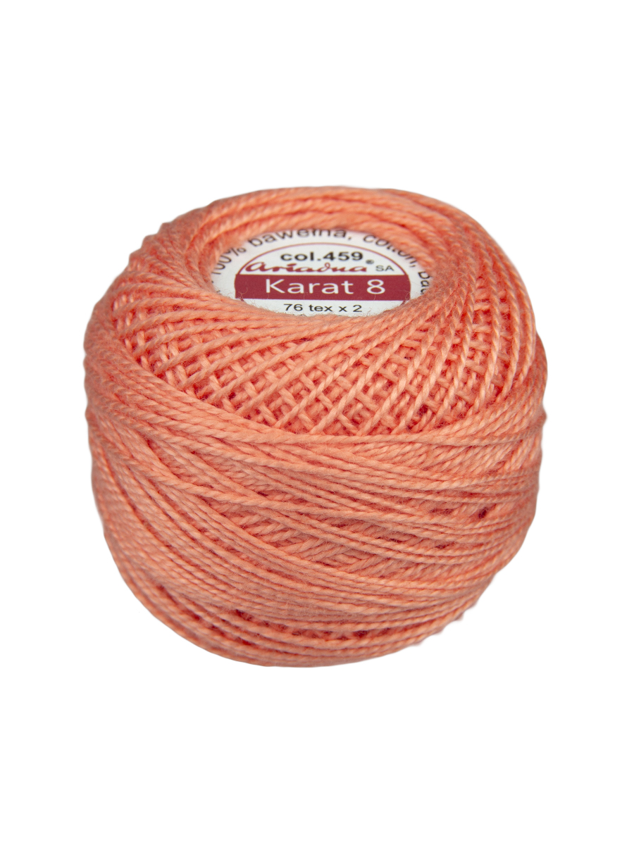 Нитки для вязания Karat 8 10 г/65 м, 76 текс х 2, цвет 0459