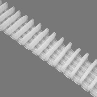 Шторная лента многокарманная 4428MP (1:3) Oz-is Premium прозрачная 8см/50м (8 карманов, 4 лески)