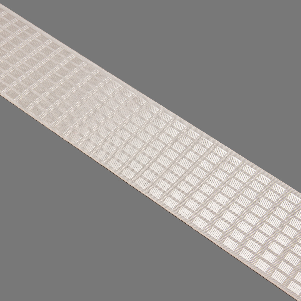 Шторная лента 4429PA (Серо-бежевый) (без кордов) Oz-is Premium тканая 8 см/50 м