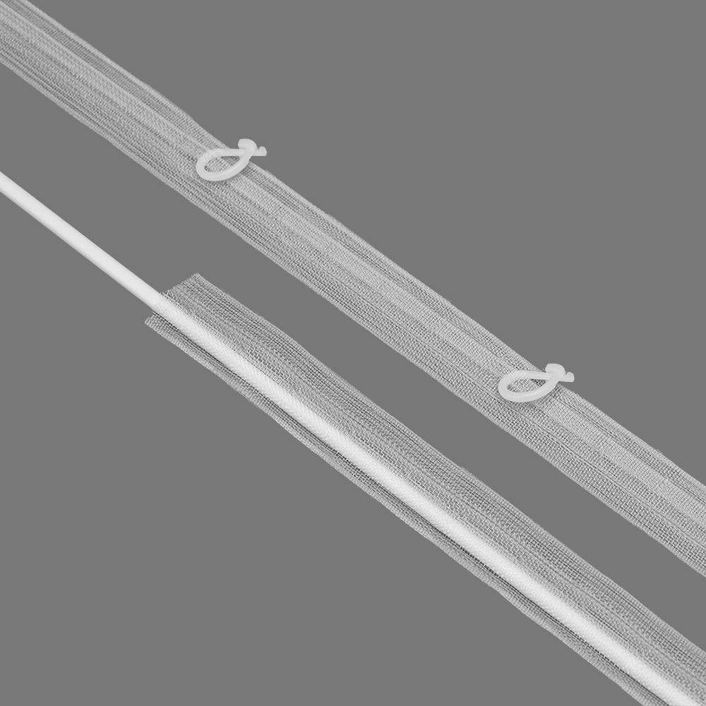 Шторная лента для римских штор 3919MP/Soft Oz-is Premium прозрачная 1,5 см/100 м