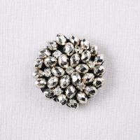 Аппликация со стразами пришивная на мягкой основе A095