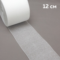 Люверсная термоклеевая лента прозрачная 12 см (50 м)