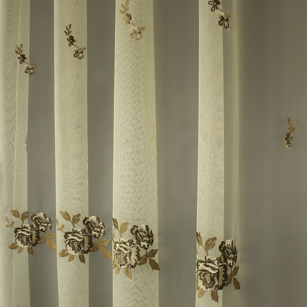 Микросетка с вышивкой высота 290 см 3061SB-5 (30м±)