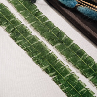 Тесьма-оборка 055-HT1093 хаки (25 ярд)