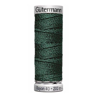 Нитки вышивальные из вискозы Gutermann Rayon №40 200м Цвет 1536