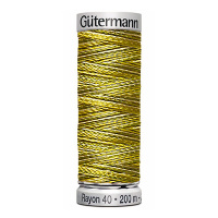 Нитки вышивальные из вискозы Gutermann Rayon №40 200м Цвет 2114