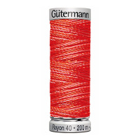 Нитки вышивальные из вискозы Gutermann Rayon №40 200м Цвет 2123