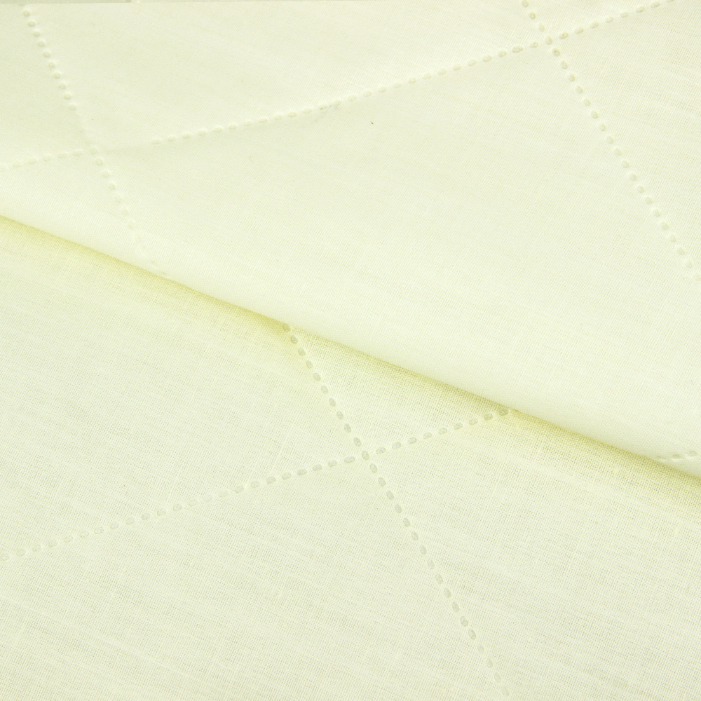 Термостежка MirTex из поликоттона "КРУПНЫЙ РОМБ" 6028-112210 экрю 280 см/±30м