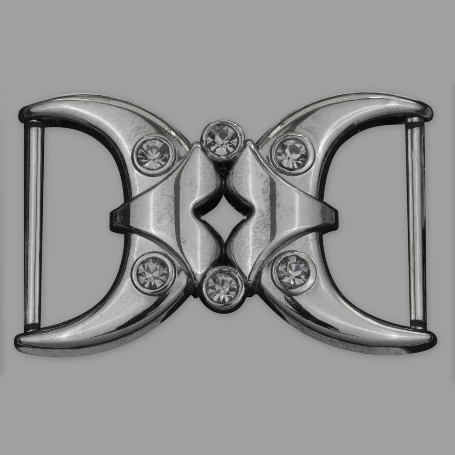 Пряжка со стразами 16706-UG темный никель