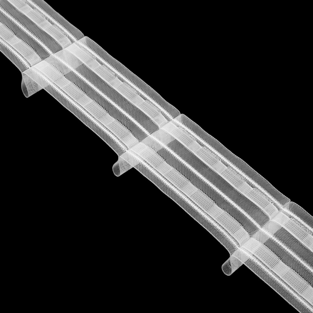 Шторная лента 3941MP-3 Oz-is Premium прозрачная 6 см/50 м (К=1:1,5,  2 кармана, корд-3 лески)