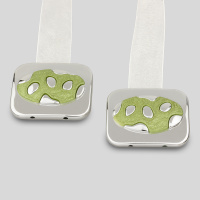 Магниты для штор HY-1# салатовые (уп. 2 шт)