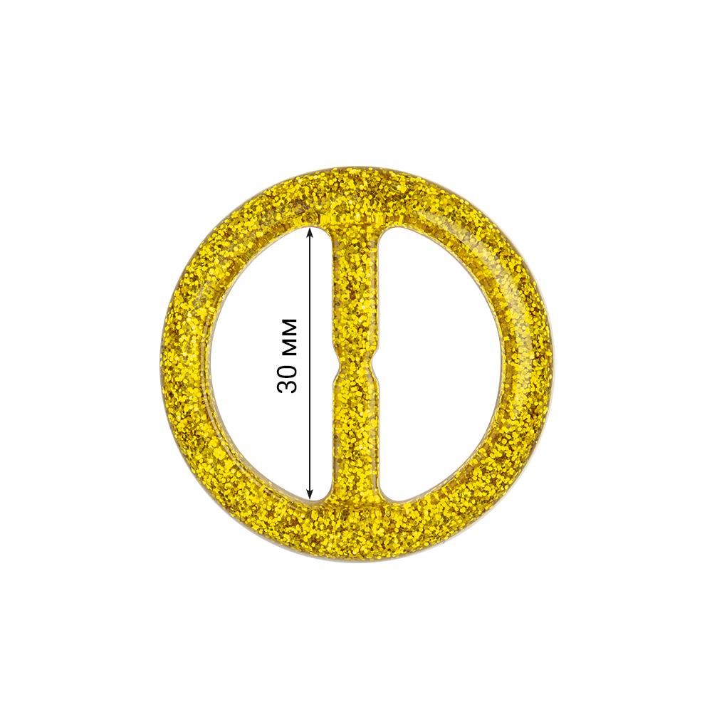 Пряжка из смолы 244G-4 золото (20 шт)