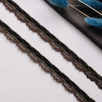 Тесьма кружево 67A-UG1286 кофе (45,72 м)