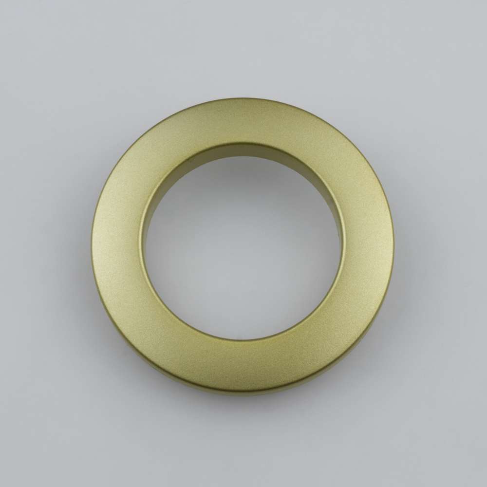 Люверсы для штор трехзамковые пластик 40 мм "СМ" 4 матовое золото (100 шт)