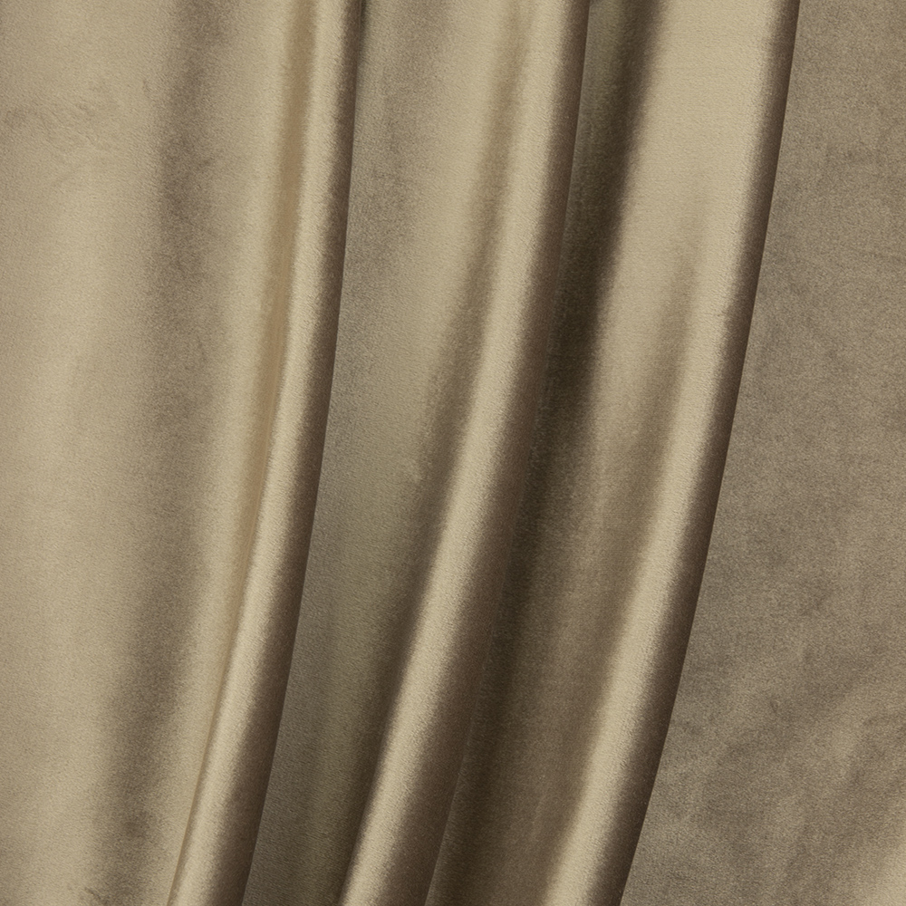 Ткань для штор "Бархат" 3102 V44 темно-бежевый 265 гр/м2, 300 см (30м± )