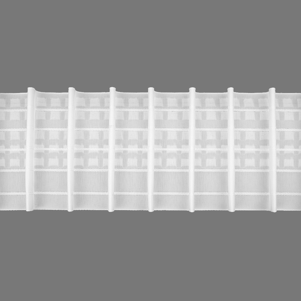 Шторная лента "Карандаши" 4392P (1:2) Oz-is Premium тканая 12 см/50 м (5 карманов, 5 шнуров)