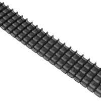 Многокарманная шторная лента 3960MPS (1:2) Oz-is Premium черная 6,5 см/50 м (3 кармана)