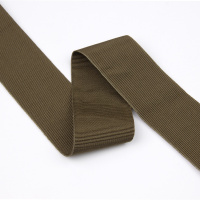 Репсовая лента XB04 (5 см) - 57 темно-бежевый Mirtex (25 м) (усадка ±3-4%)