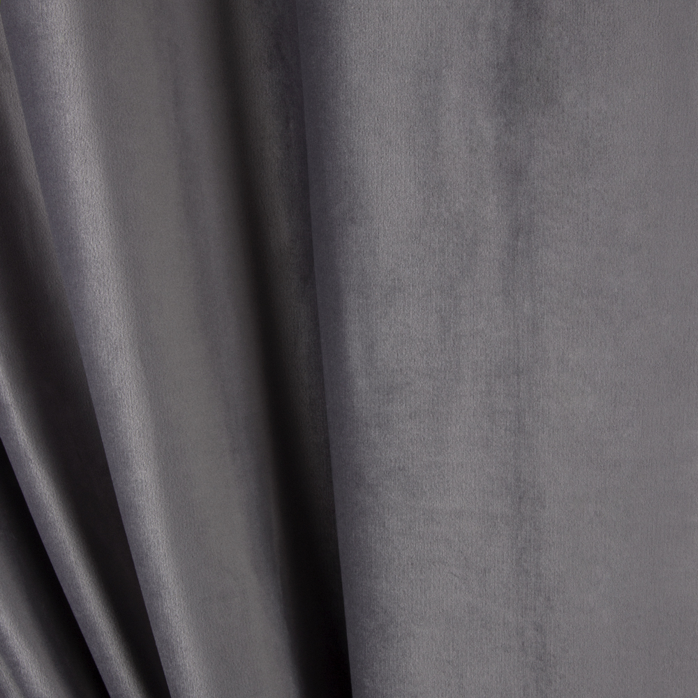 Ткань для штор "бархат" 3102 V20 серый 300 см (30м±)