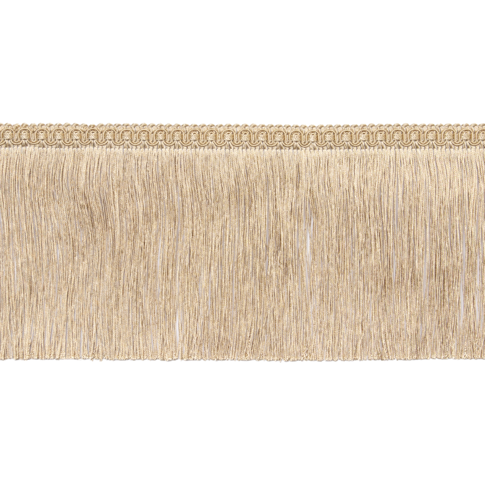 Бахрома - кисея SC-9 Mirtex светло-бежевый "Royyana" (15 см/25 м)(усадка +,- 5%)