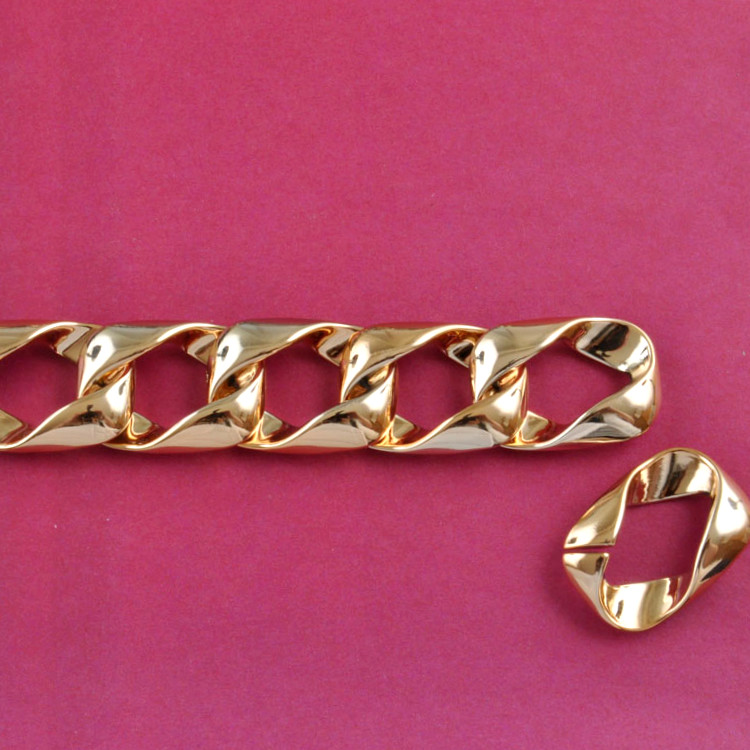 Цепи из пластмассы 341-2# золото (200 шт)