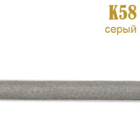 Полоса искусственная кожа 5 мм 58K серый (34 ярд)