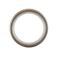 Кольцо тихое металлическое MirTex для карнизов диаметром 28 мм круглое, Сатин D52/41 мм (10 шт)