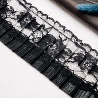 Тесьма-оборка 234-1HT черный (22,86 м)